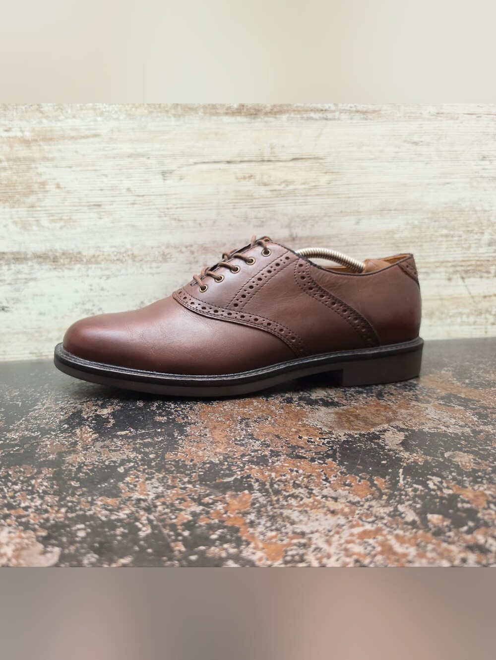 Mens Johnston & Murphy Durst Oxford Shoes Sz 10.5 M Used 020-1258